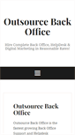 Mobile Screenshot of outsourcebackoffice.com